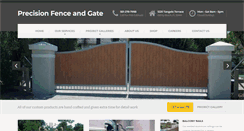 Desktop Screenshot of precisionfenceandgate.com